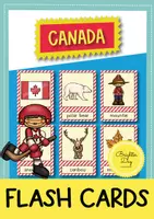 Vista previa - Tarjetas / Manipulativos - Canada flash cards / tarjetas con imágenes (inglés) - Portada