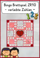 Vorschau - Spiele - ZR 10 Bingo Brettspiel verliebte Zahlen - Deckblatt