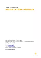 Vorschau - Präsentationen/Tafelbilder - Yoga-Geschichte: Herbst unterm Apfelbaum (Kideryoga / Bewegungsgeschichte) - Seite 1