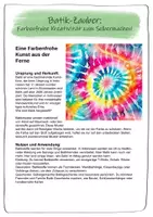 Vorschau - Mal- und Bastelvorlagen - Batik-Zauber für Kinder – Farbenfrohes DIY-Projekt für Kunstunterricht & Zuhause - Seite 1