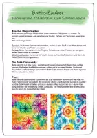 Vorschau - Mal- und Bastelvorlagen - Batik-Zauber für Kinder – Farbenfrohes DIY-Projekt für Kunstunterricht & Zuhause - Seite 2