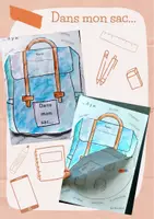 Vorschau - Arbeitsblätter - Dans mon sac, il y a... - Deckblatt