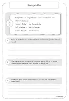 Vorschau - Arbeitsblätter - Arbeitsblatt Komposita und Sprachvergleiche - Seite 3