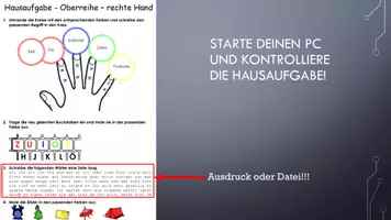Vorschau - Arbeitsblätter - 08 Tastschreiben macht Spaß: Wiederholung Oberreihe rechte Hand - Seite 3