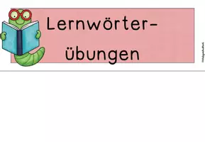 Vorschau - Fördermaterial/Inklusion - Lernwörterübungen - Aushänge und Tafel-Material - Seite 3