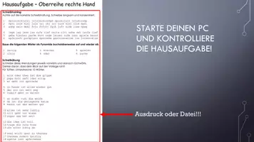 Vorschau - Arbeitsblätter - 09 Tastschreiben macht Spaß: Wiederholung Grund- und Oberreihe - Seite 3