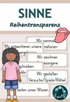 Vorschau - Anderer Materialtyp - Unsere Sinne: Reihentransparenz - Deckblatt