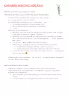 Vorschau - Text - Common Writing Mistakes - Deckblatt