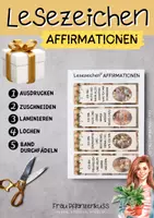 Vorschau - Mal- und Bastelvorlagen - Lesezeichen Weihnachten mit positiven Affirmationen - Seite 2
