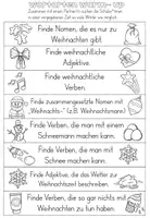 Vorschau - Arbeitsblätter - Weihnachten - Nomen, Verben, Adjektive- Arbeitsblätter zu den Wortarten - Seite 2