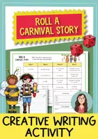 Vorschau - Arbeitsblätter - Roll a Carnival story - kreatives Schreiben; 2fach differenziert (Englisch) - Deckblatt