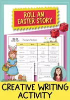 Vorschau - Arbeitsblätter - Roll an Easter story - kreatives Schreiben (Englisch) - Deckblatt