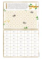 Vorschau - Arbeitsblätter - Division bis 100 - Spiel in Mathematik - Seite 1