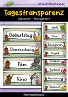 Vorschau - Poster - Tagestransparenz - Mammut für die Mammutklasse - Grundschule - Deckblatt