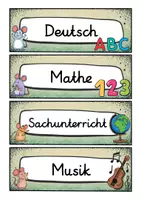 Vorschau - Poster - Tagestransparenz - Maus für die Mausklasse - Grundschule - Seite 1