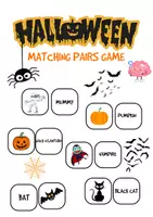 Vista previa - Juegos / Gamificación - HALLOWEEN MATCHING PAIRS GAME - Portada