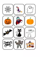 Vista previa - Juegos / Gamificación - HALLOWEEN MATCHING PAIRS GAME - página 2