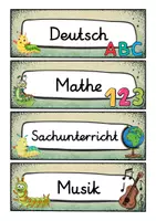 Vorschau - Poster - Tagestransparenz - Raupe für die Raupenklasse - Grundschule - Seite 1