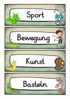 Vorschau - Poster - Tagestransparenz - Raupe für die Raupenklasse - Grundschule - Seite 2