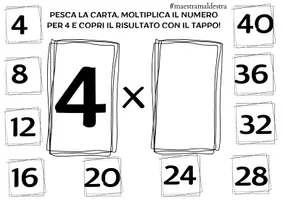 anteprima - Materiale di supporto/inclusione - 10 SCHEDE RIPASSO TABELLINE IN MODO LUDICO - Pagina 2