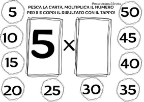 anteprima - Materiale di supporto/inclusione - 10 SCHEDE RIPASSO TABELLINE IN MODO LUDICO - Pagina 3