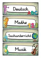 Vorschau - Poster - Tagestransparenz - Seepferdchen für die Seepferdchenklasse - Seite 1