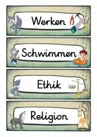 Vorschau - Poster - Tagestransparenz - Wolf für die Wolfklasse - Grundschule - Seite 3