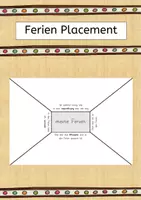 Vorschau - Arbeitsblätter - Ferien Placemat: Schreib- und Erzählanlass - Deckblatt
