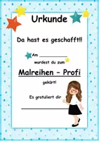 Vorschau - Spiele - 1x1 Pass - Lehrerin: 2 Versionen für die Urkunde - Seite 1