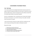 Vorschau - Arbeitsblätter - Leseverständnis_ Verschiedene Themen A2 - Deckblatt
