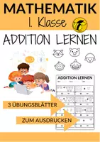 Vorschau - Arbeitsblätter - Mathematik 1. Klasse - Zahlenraum 10 Addition - Deckblatt