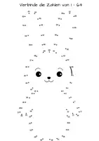 Vorschau - Mal- und Bastelvorlagen - Punktebild Hase - Zahlen verbinden (bis 100) - Seite 3