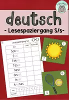Vorschau - Arbeitsblätter - Lesespaziergang S/s (passend zu TINTO) - Deckblatt