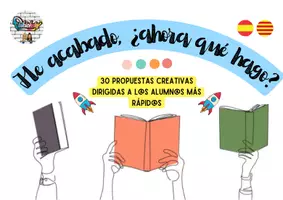 Vista previa - Refuerzo / NEE / Materiales de apoyo - TARJETAS PARA FAST FINISHERS - página 1