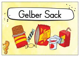 Vorschau - Poster - Müllschilder - Seepferdchen für die Seepferdchenklasse - Mülltrennung - Seite 3
