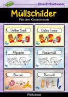 Vorschau - Poster - Müllschilder - Wal für die Walklasse - Mülltrennung - Deckblatt
