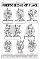 Vorschau - Arbeitsblätter - PREPOSITIONS OF PLACE - Vocabulary Worksheet - Seite 2