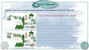 Vorschau - Arbeitsblätter - there is/there are Klasse 5, 6 - Seite 2