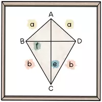 Vorschau - Fördermaterial/Inklusion - Vierecke Tafelkarten (Fläche, Umfang, Diagonalen, Mittellinien,…) - Seite 3