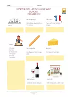 Vorschau - Arbeitsblätter - Lesetext Frankreich - DAZ - Anfängerstufe - Seite 3