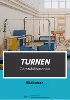 Vorschau - Arbeitsblätter - Turnen ⎮ Geräteführerschein (Führerschein und 19 Stationskarten) - Deckblatt