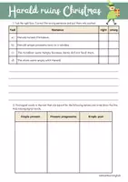 Vorschau - Arbeitsblätter - READING COMPREHENSION - Harald ruins Christmas - Seite 2