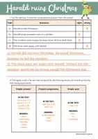 Vorschau - Arbeitsblätter - READING COMPREHENSION - Harald ruins Christmas - Seite 3