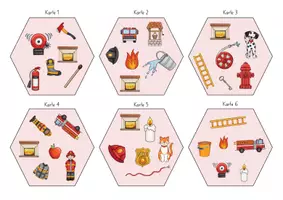 Vorschau - Spiele - Finde zwei! Wer findet das doppelte Bild? Feuerwehr / Wortschatz - Seite 3