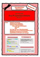 Vorschau - Arbeitsblätter - Das präpositionale Objekt - Deckblatt