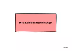Vorschau - Arbeitsblätter - Die adverbialen Bestimmungen - Seite 1