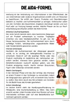 Vorschau - Arbeitsblätter - Das AIDA-Modell (Werbung) - Seite 1