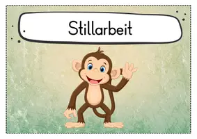Vorschau - Poster - Lautstärkeregler - Affe für die Affenklasse - Visualisierung - Seite 1