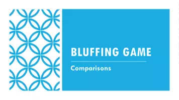 Vorschau - Spiele - Comparisons: Speaking Game - Bluffing (PowerPoint) - Seite 1