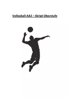 Vorschau - Test - AA2 Volleyball Skript für den Theorietest in der Oberstufe VB Theorie Gymnasium - Seite 1
